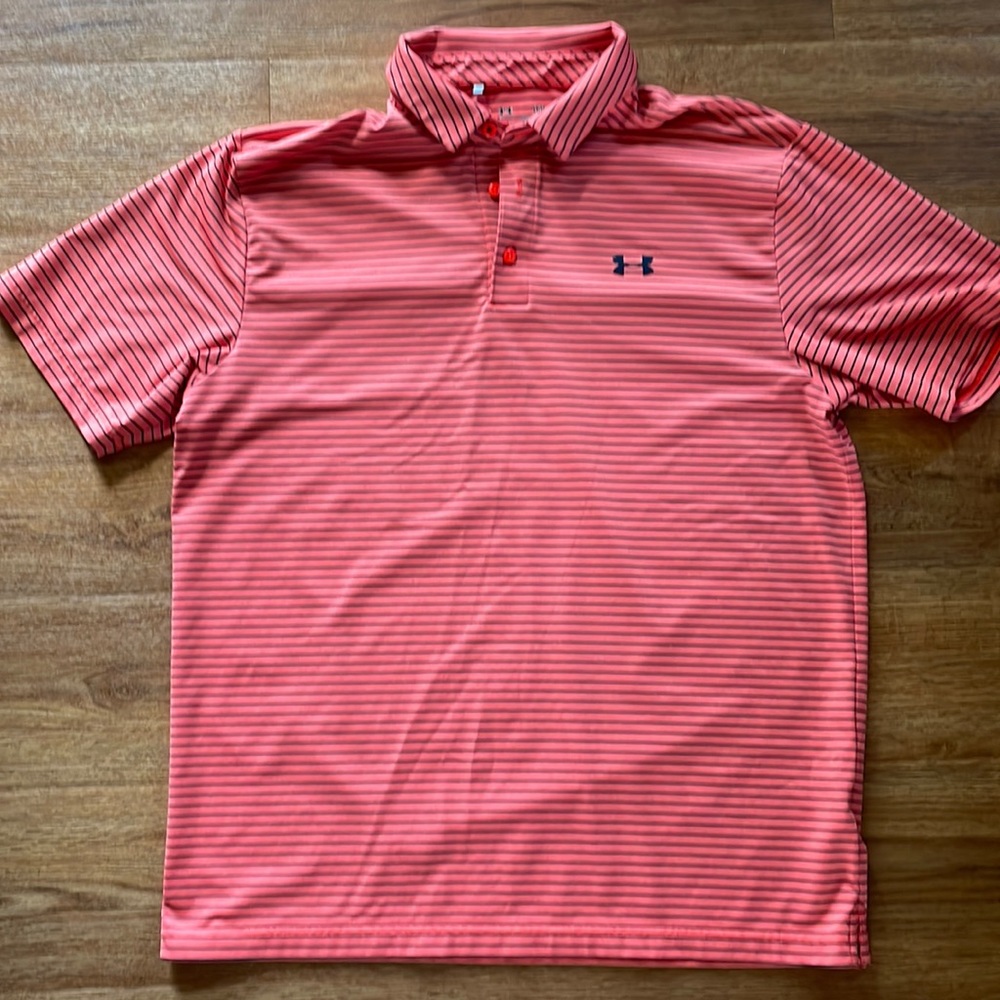 Mens Under Armour loose fit golf polo size large